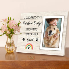 Spricoz Rainbow Bridge frame wall display—perfect for a respectful tribute in any room.