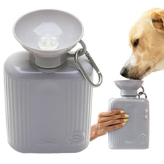 Springer by Springland 44oz dog water bottle front view for on-the-go hydration.