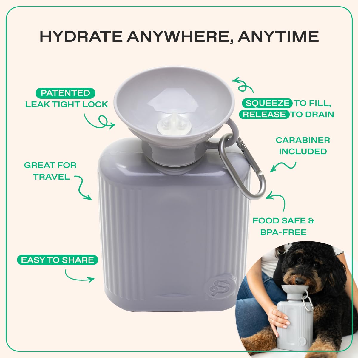 Springer by Springland BPA-free, dishwasher-safe construction for easy cleaning.