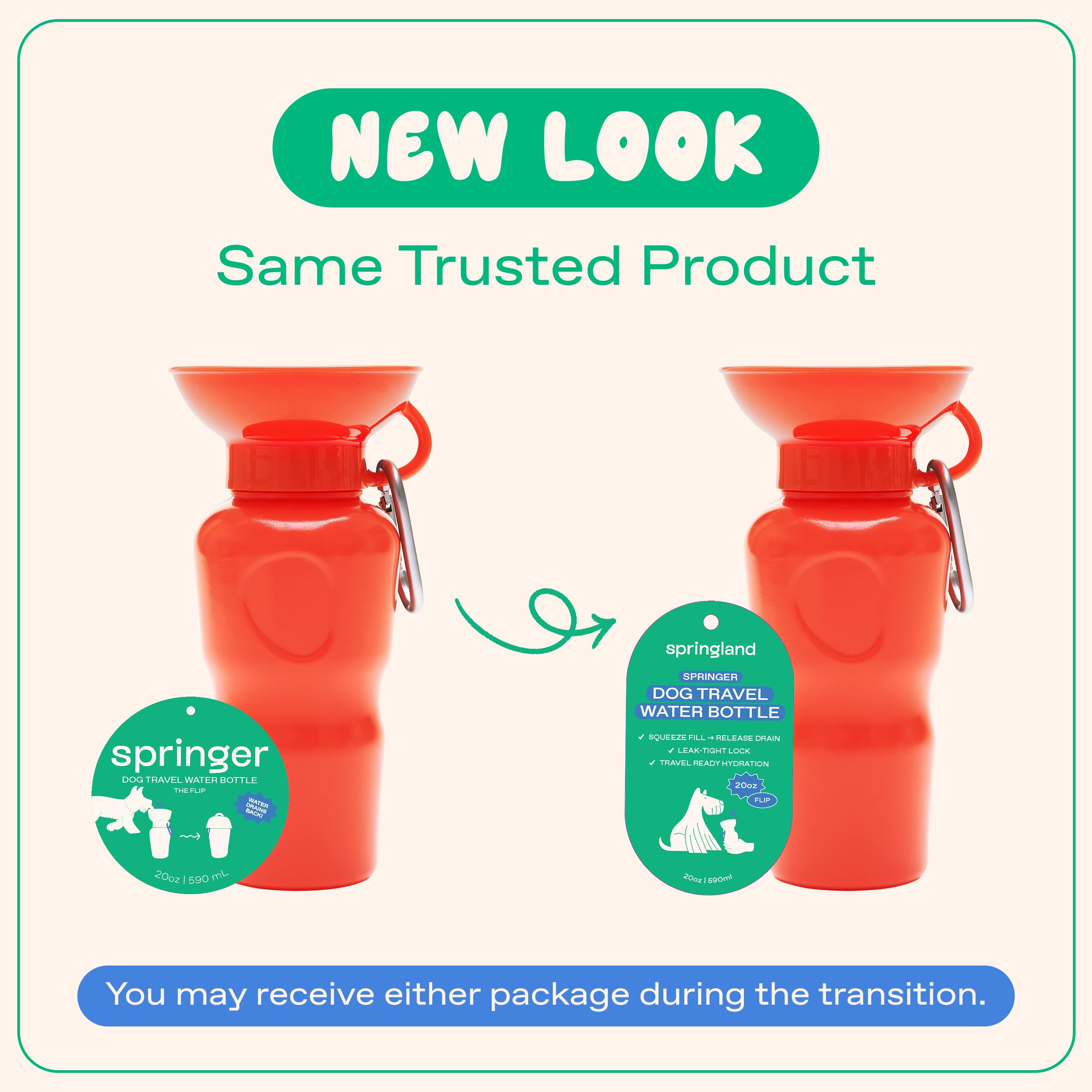 Springer by Springland branding image references Oprah and Shark Tank recognition.