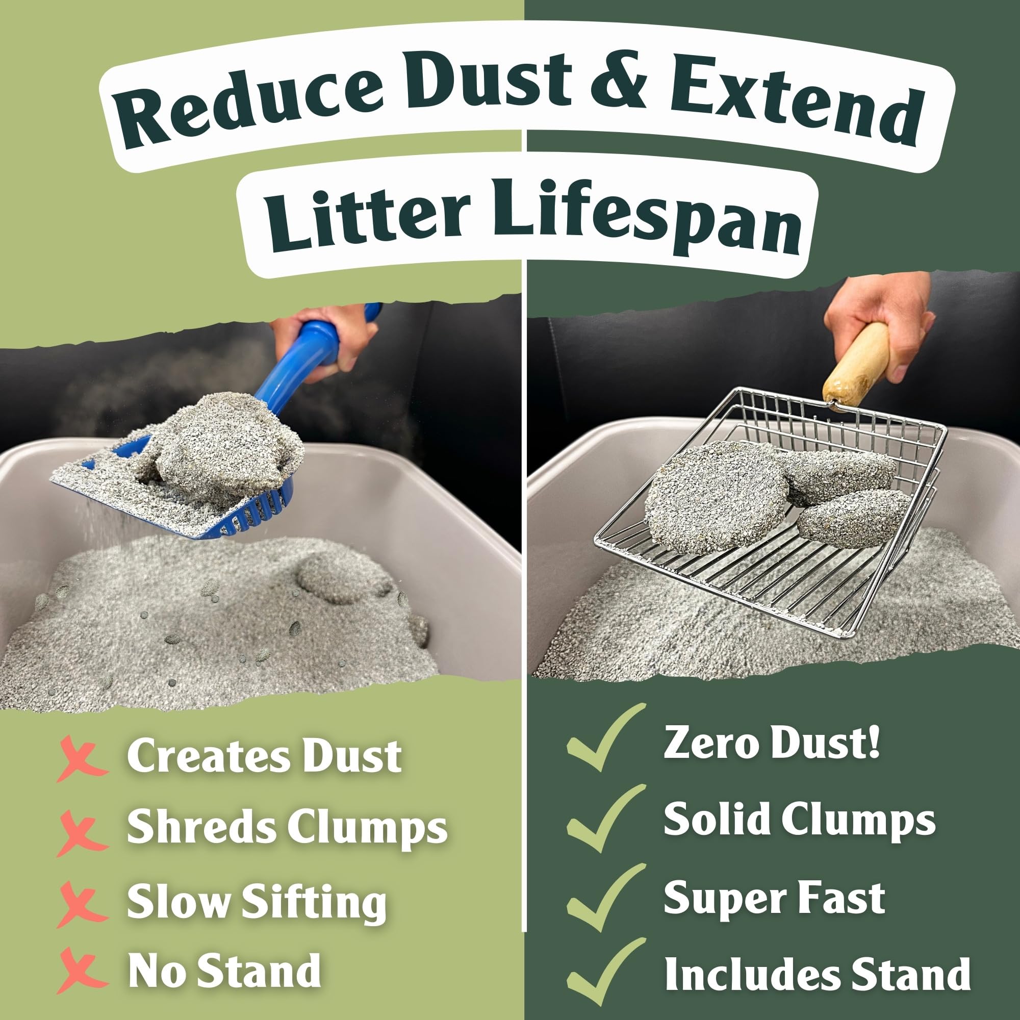 Speed Sifter component demonstrates five-times faster litter changes