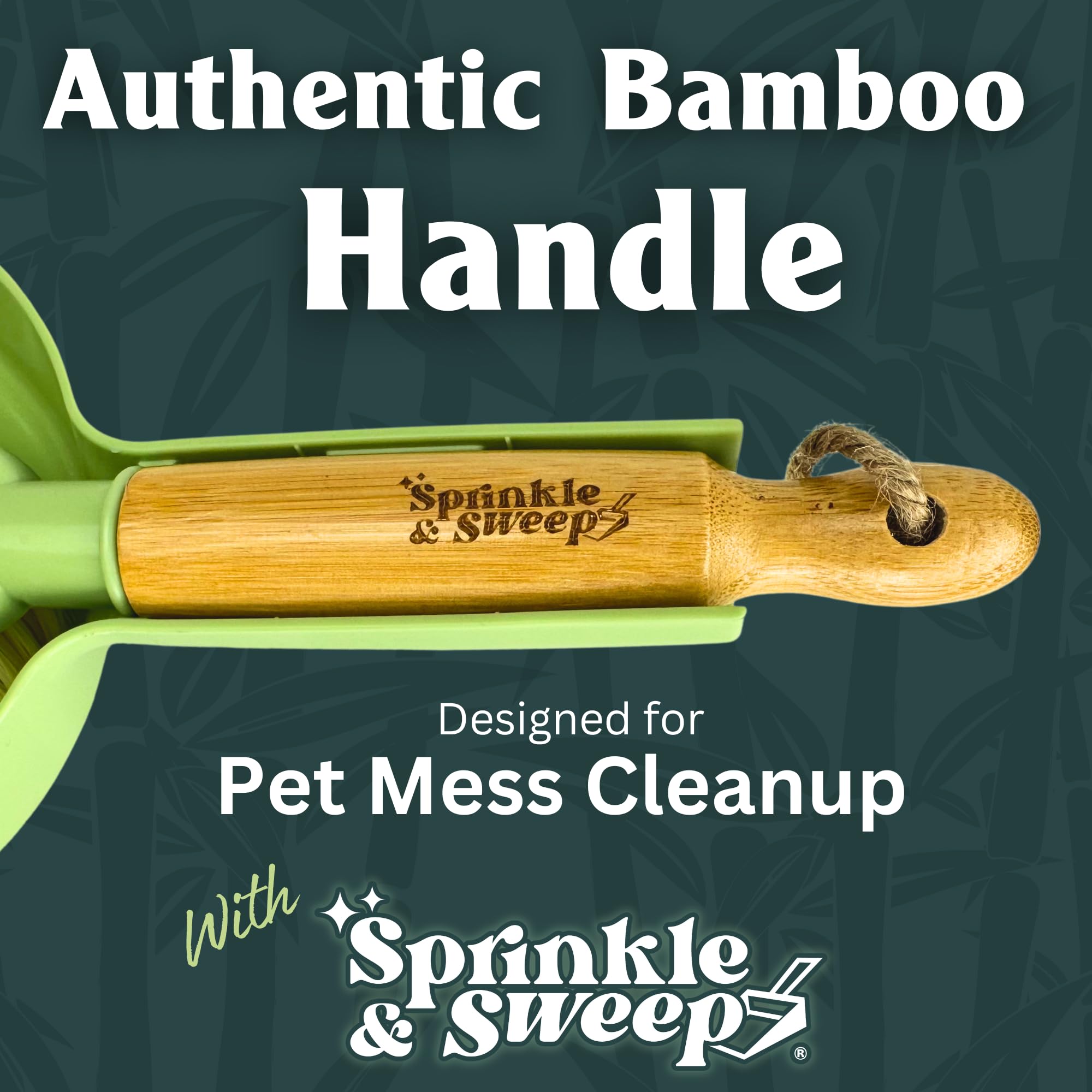 Sprinkle & Sweep pet-friendly-cleanup highlights a non-toxic mess solution.
