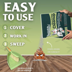 Sprinkle & Sweep stain and odor spray one bottle targeting urine and other accidents