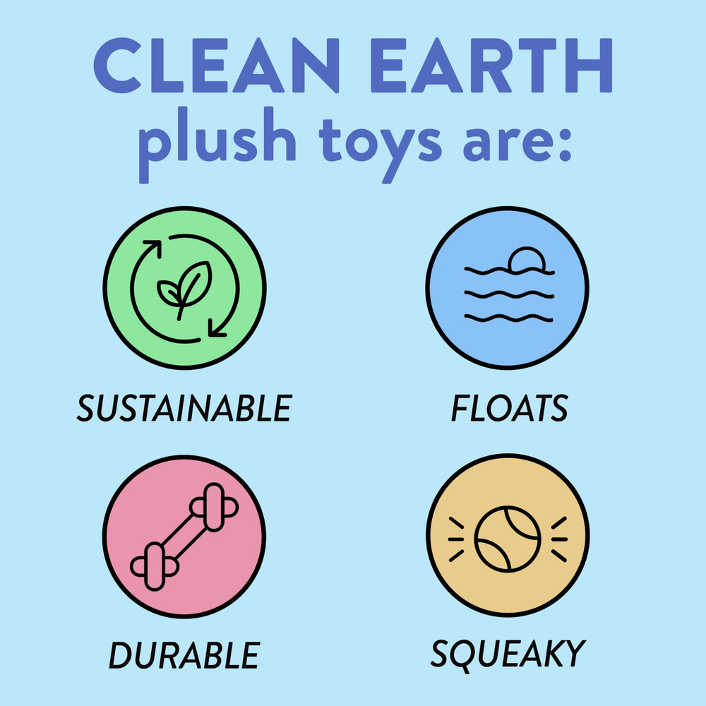 Spunky Pup Clean Earth llama toy made from recycled materials for eco-friendly play.