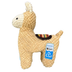 Spunky Pup Clean Earth llama toy water float for lake or pool play.