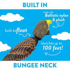 Spunky Pup Eagle toy shows thick ballistic fabric for durable indoor-outdoor play.
