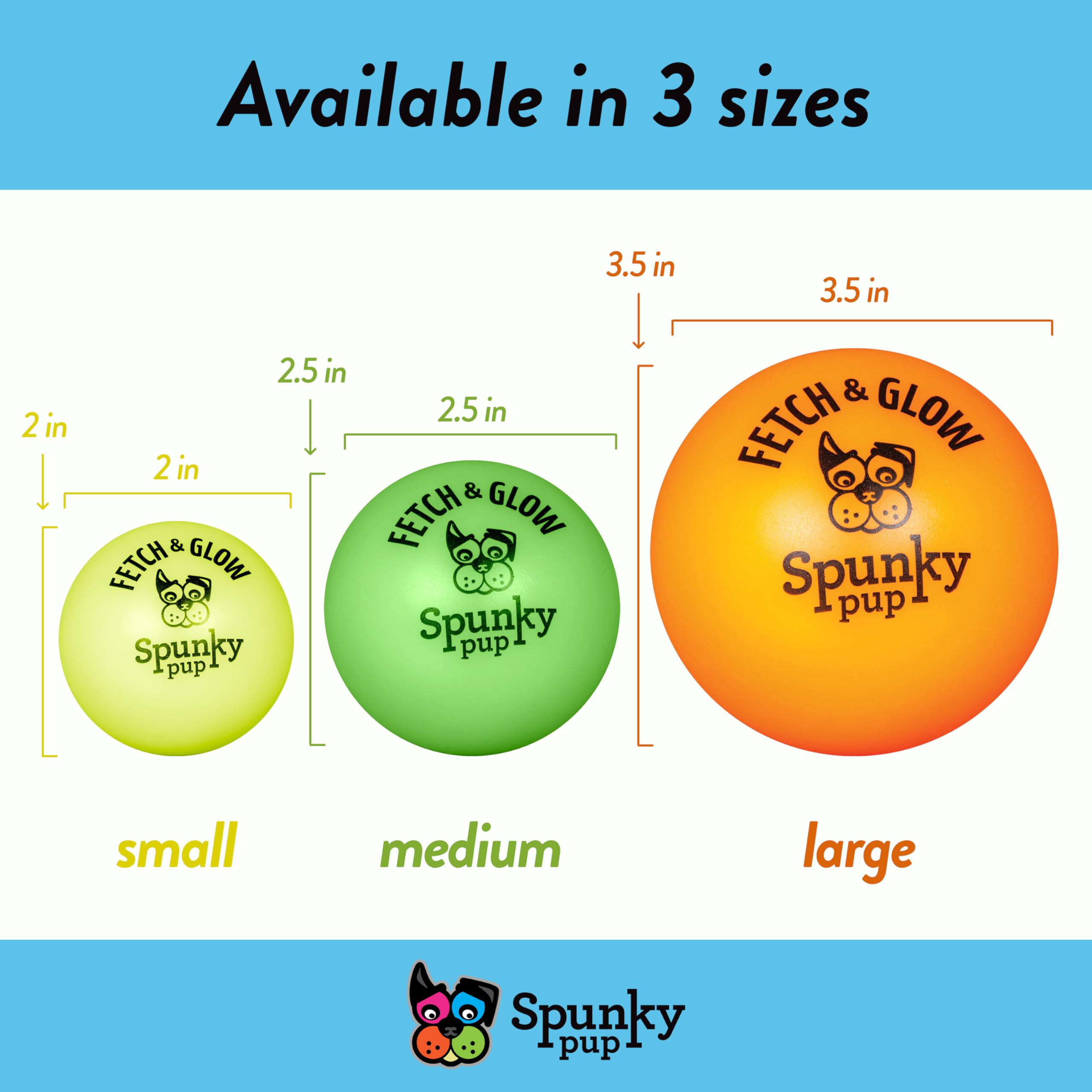 Spunky Pup fetch ball is easy to clean with soap and water.