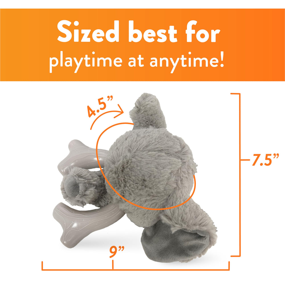 Spunky Pup Knucklehead chicken-chew elephant detail suggests durable texture for extended chew sessions