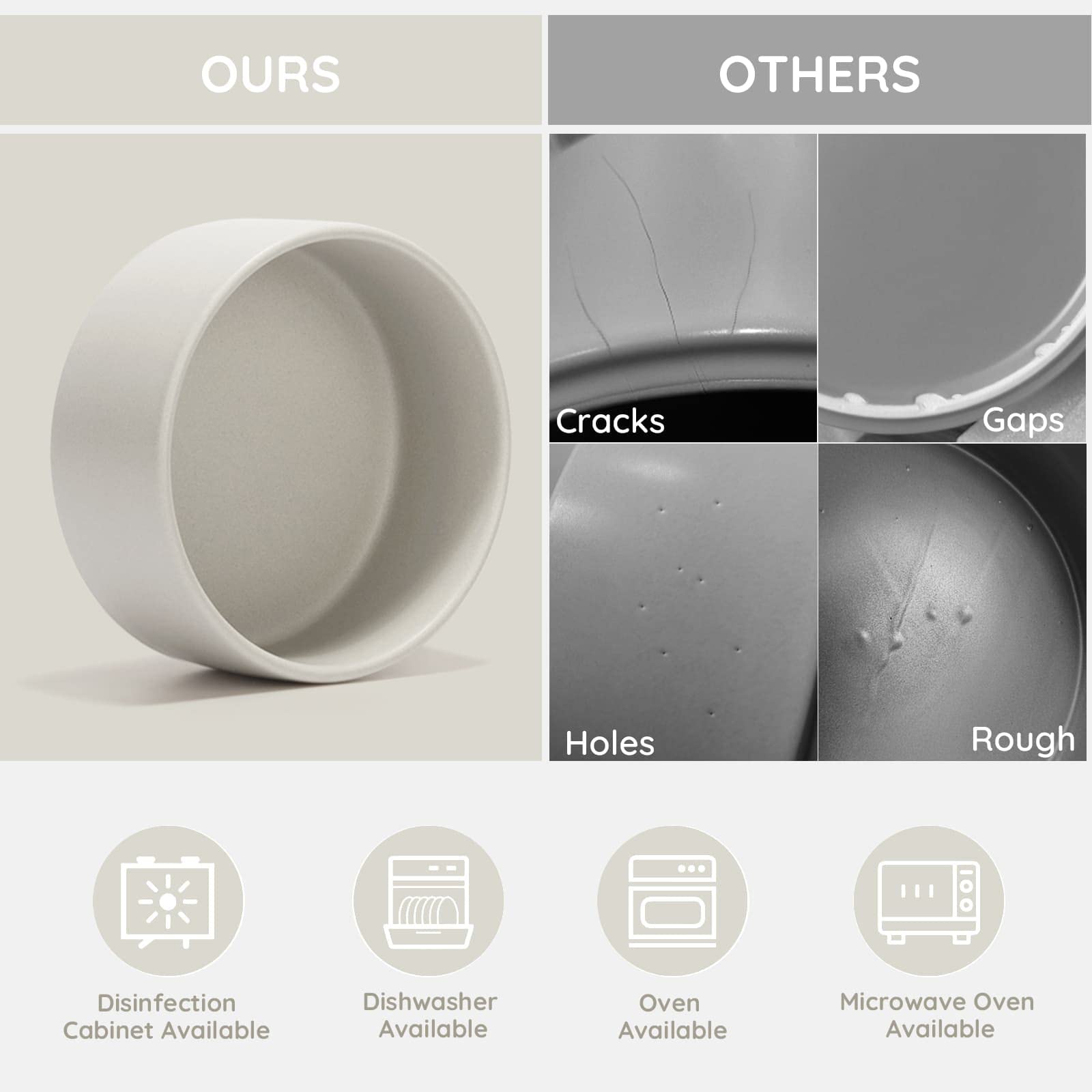 SPUNKYJUNKY lead-free ceramic close-up demonstrates safe, toxin-free everyday use.