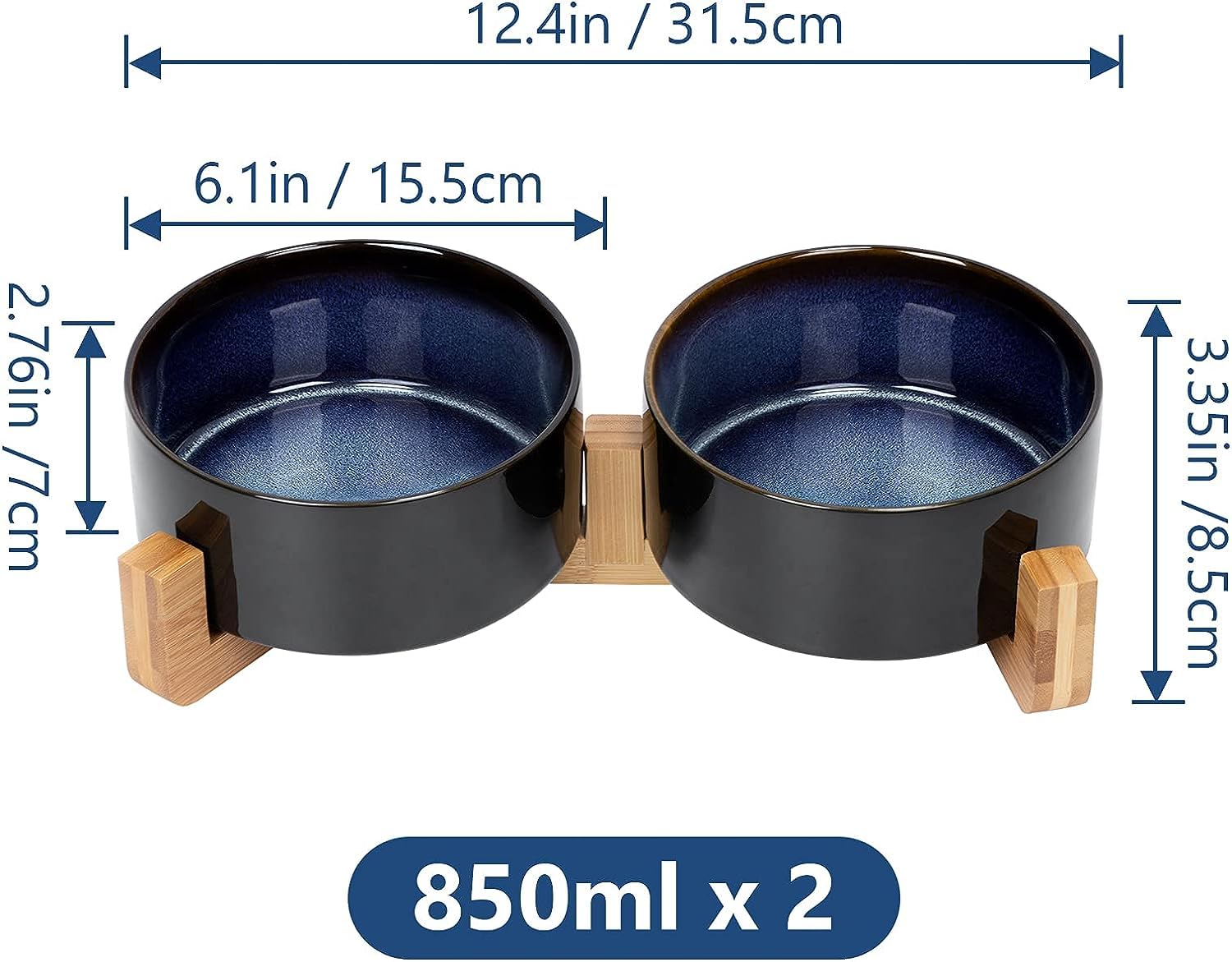 SPUNKYJUNKY starry blue bowls image emphasizing stylish modern look