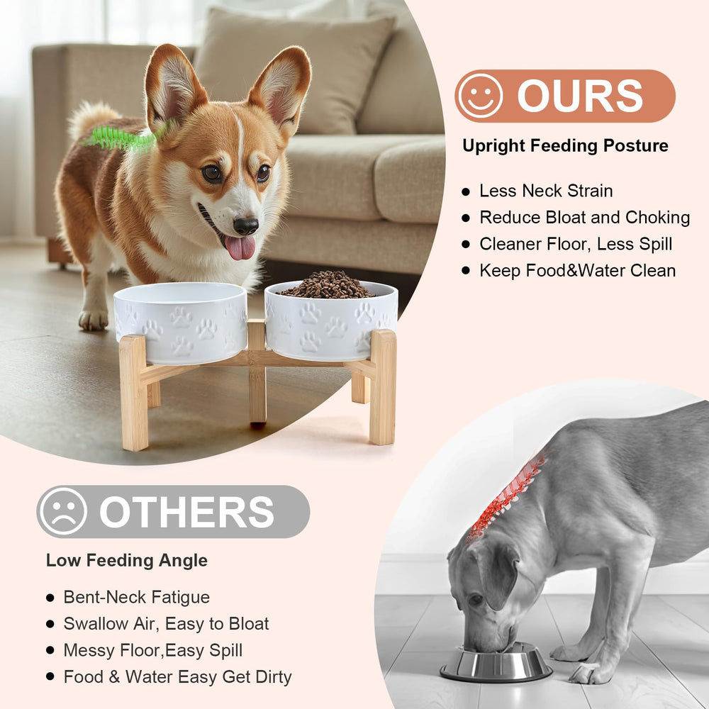 SPUNKYJUNKY bamboo stand adjustable height supports healthier posture during meals.