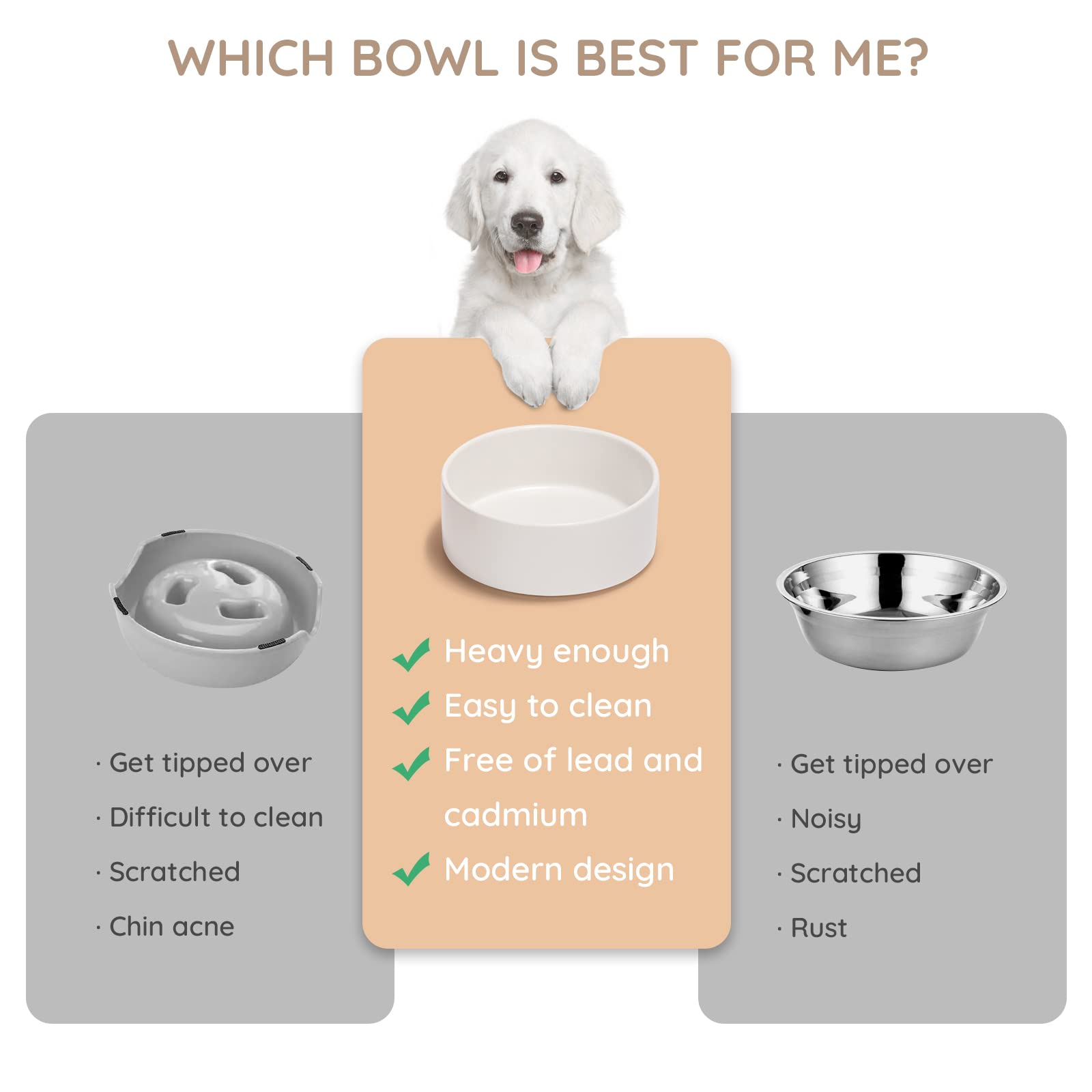 SPUNKYJUNKY ceramic bowl white close-up highlights glossy glaze and dishwasher-safe design