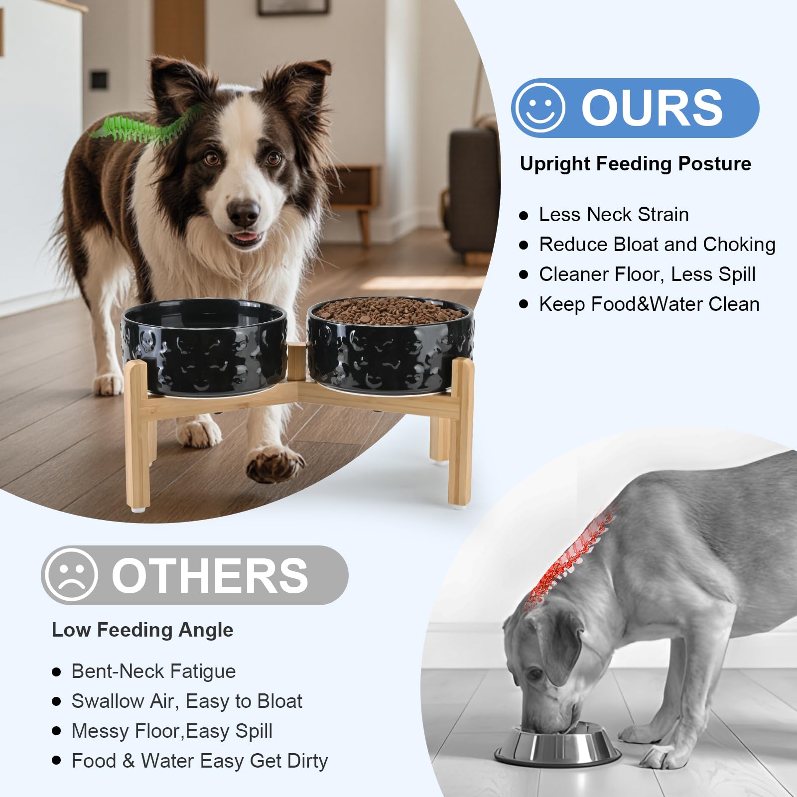 SPUNKYJUNKY ceramic bowls are microwave-safe and dishwasher-safe for busy homes.