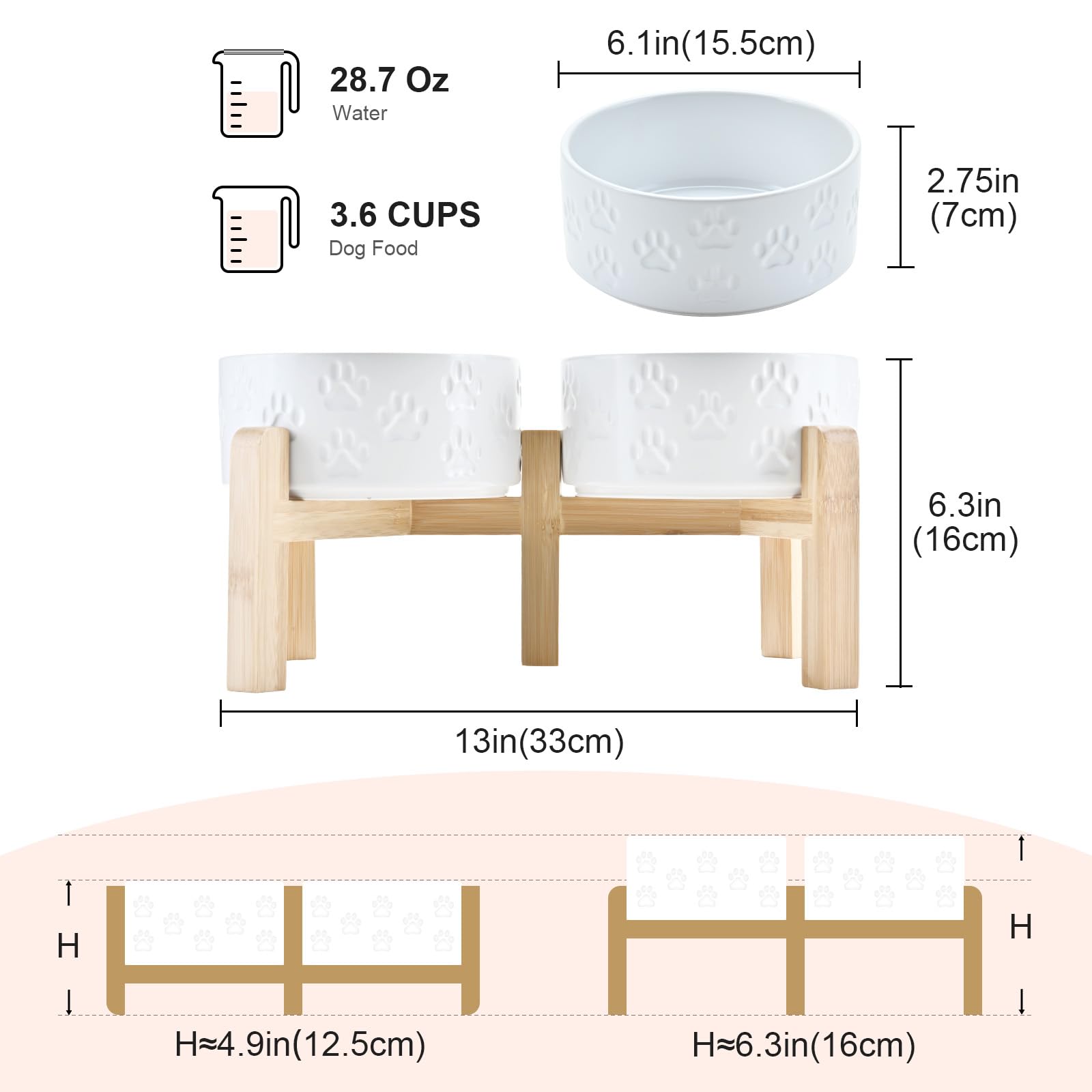 SPUNKYJUNKY ceramic bowls 28.7 oz capacity keep meals steady and fresh.