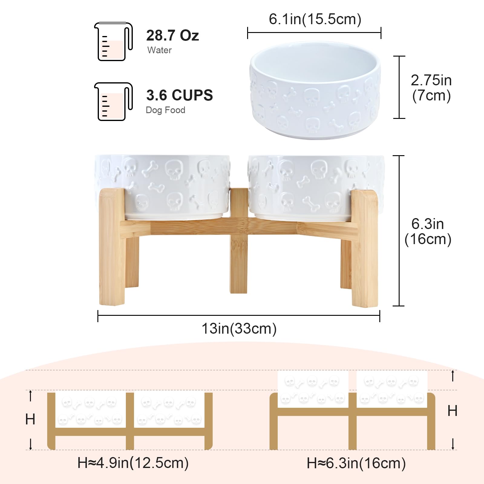 SPUNKYJUNKY eco bamboo stand supports healthier dining posture during meals.