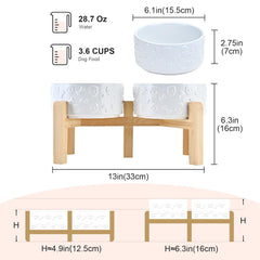 SPUNKYJUNKY eco bamboo stand supports healthier dining posture during meals.