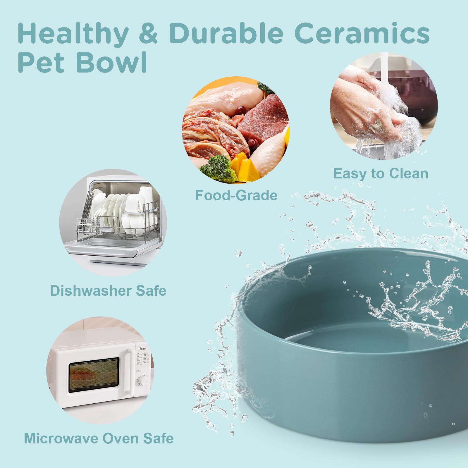 SPUNKYJUNKY bowls showing microwave and dishwasher safe features