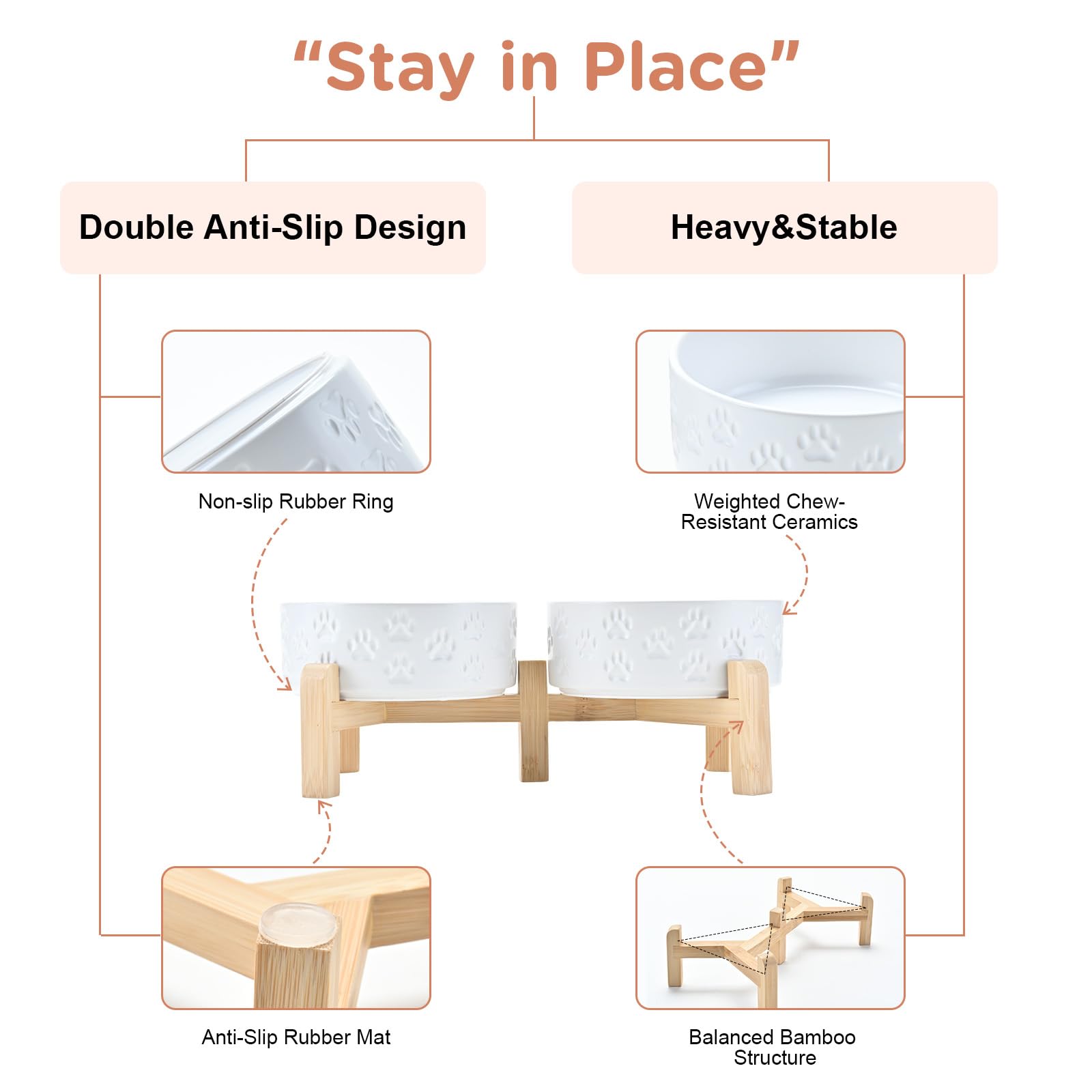 SPUNKYJUNKY modern ceramic and bamboo design complements home decor