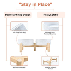 SPUNKYJUNKY modern ceramic and bamboo design complements home decor
