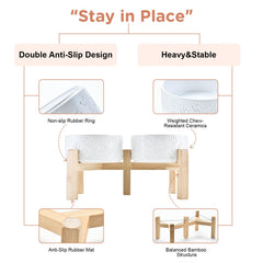SPUNKYJUNKY stable base with non-slip pads reduces spills on floors.