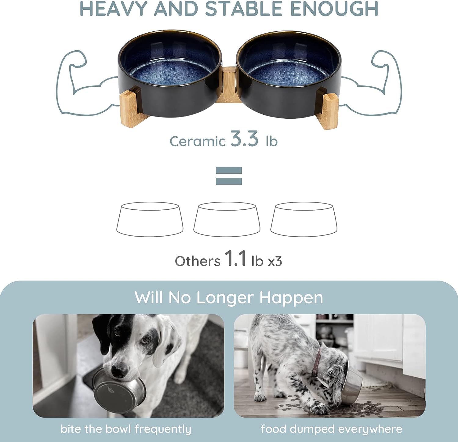 SPUNKYJUNKY wooden stand close-up demonstrates non-slip base for stable feeding.