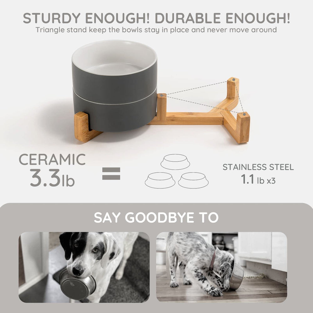 SPUNKYJUNKY wooden stand detail reveals a spill-preventing design with a tidy floor.