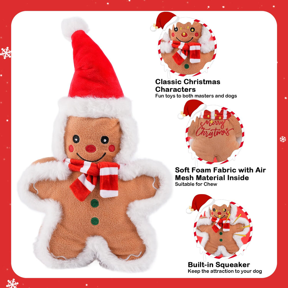 spxkd christmas dog toy built in squeaker boosts engagement during play