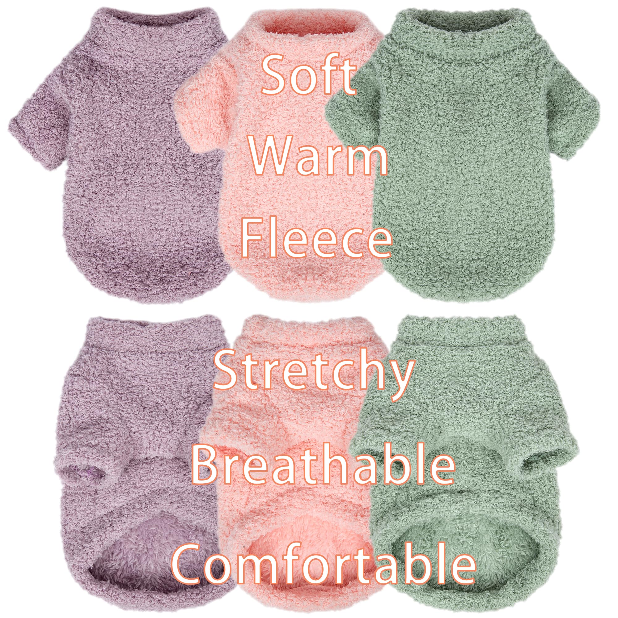 SQUARE MOON dog sweater medium-light-pink shown on a dog for cozy style.