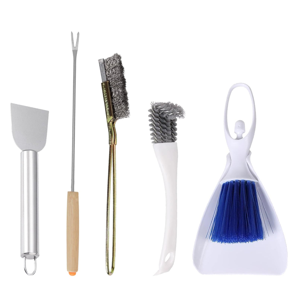 SQUSIMEI 5pce-bird-cage-cleaner-shovel for fast cage cleanup and precise waste removal.