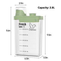 SQUSIMEI airtight lid with sealing ring shown for moisture protection.