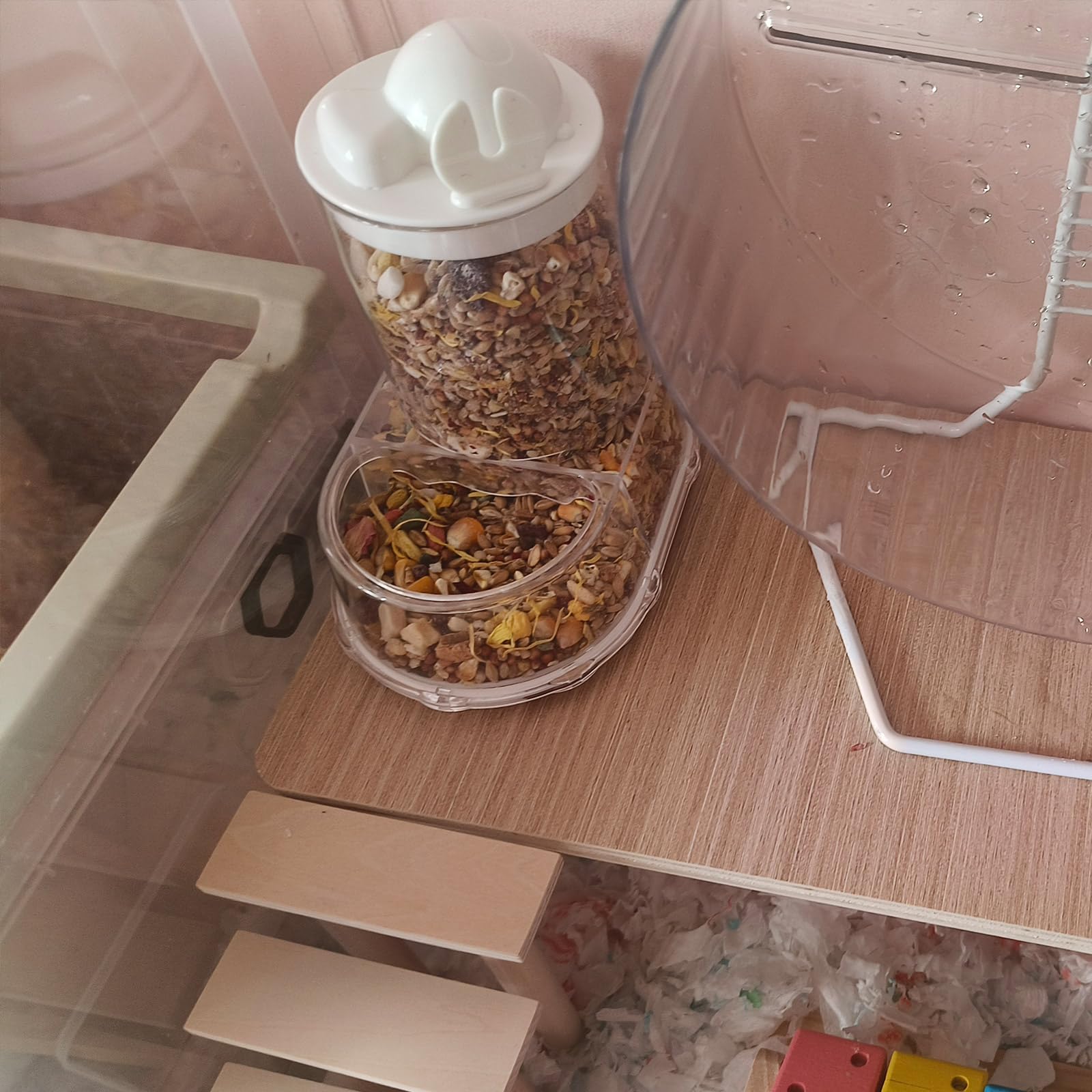 SQUSIMEI food-grade PP construction ensures pet-safe daily use.