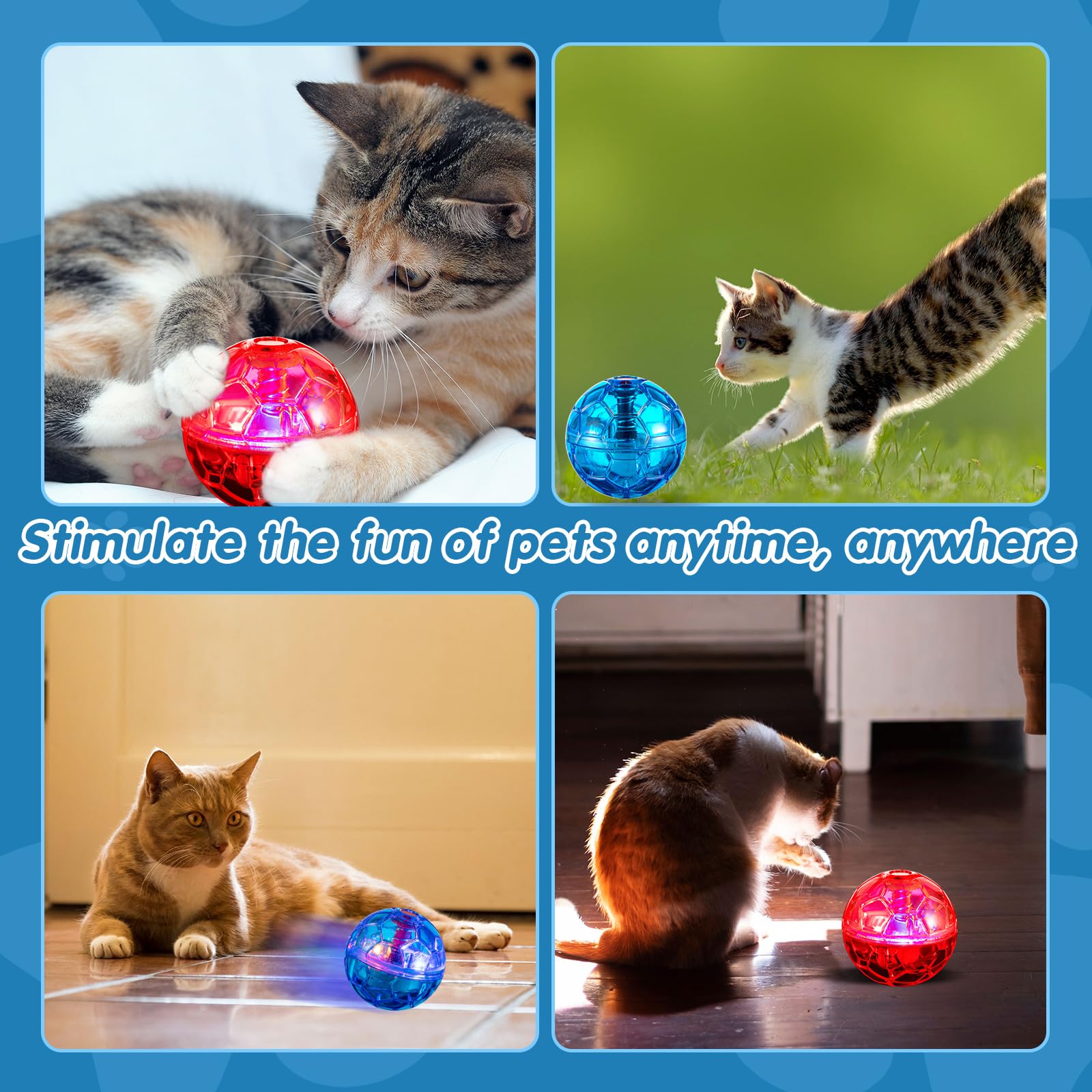Sratte cat-ball-soft-led-light provides gentle illumination without glare.