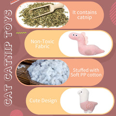 Sratte catnip chew toy chicken for teething kittens