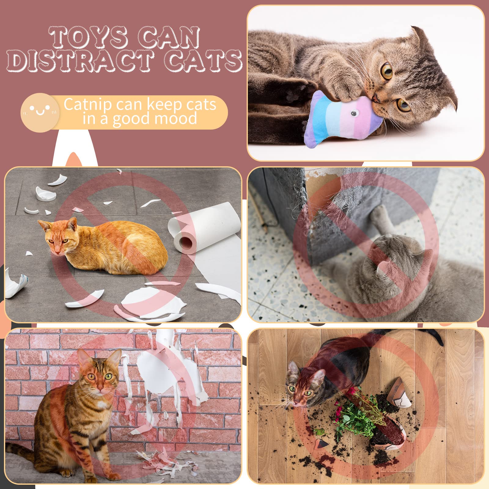 Sratte catnip chew toy rabbit inviting chasing play sessions