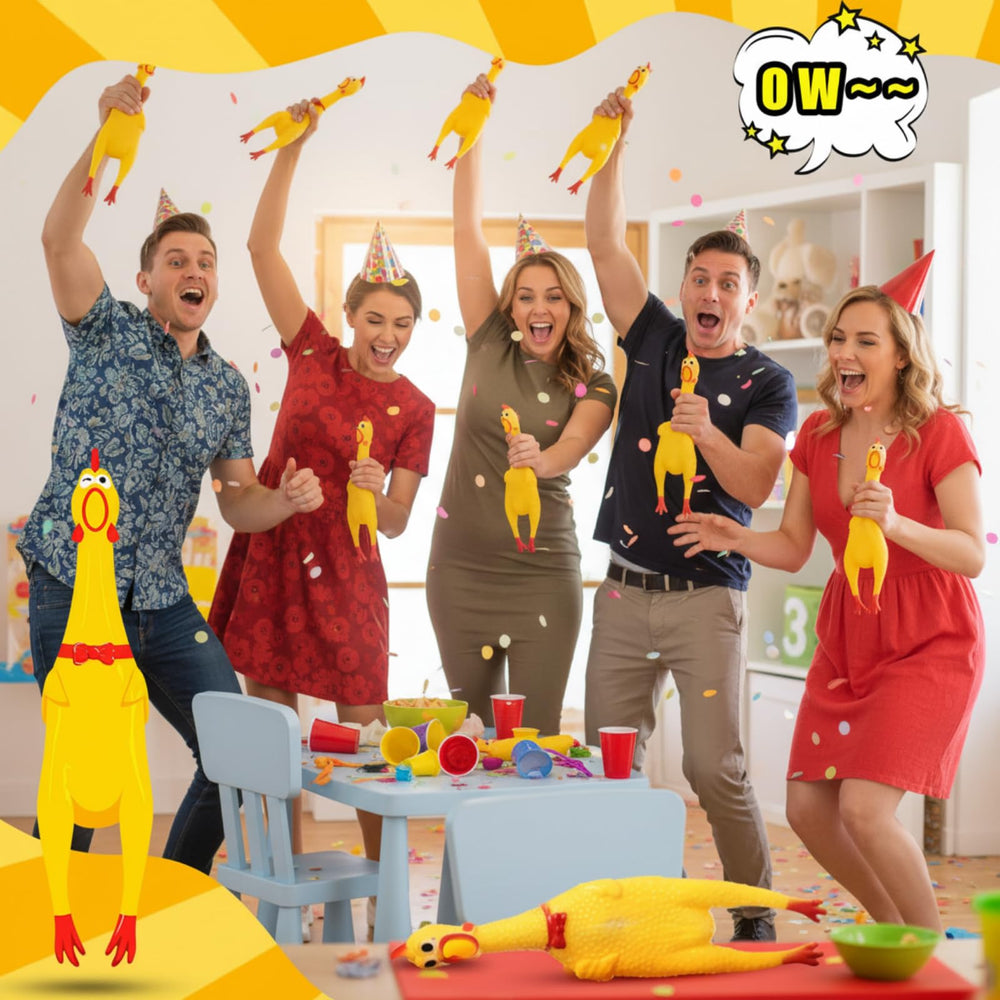 Sratte fun prank gift chicken toy for friends and pets