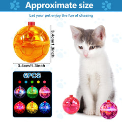 Sratte glowing pet ball for dogs and cats, ideal for dim lighting.