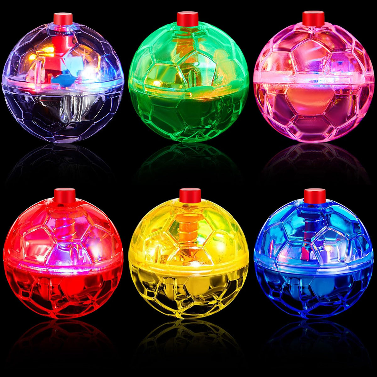 Sratte motion-led cat ball collection in vibrant colors for interactive play.
