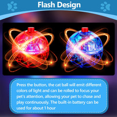 Sratte pocket-size LED pet ball, portable entertainment on the go.