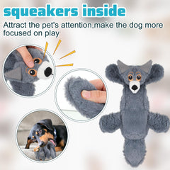 Sratte cow squeaky toy ideal for large dogs' chew sessions