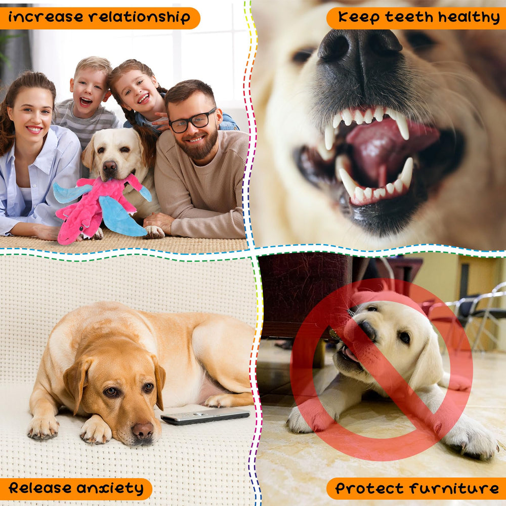 Sratte elephant squeaky plush toy bright and comforting for daily fetch.