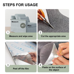 SREBAY surface-compatible mat works on wood, fabric, and leather for versatile protection