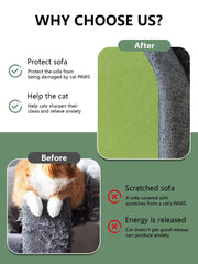 SREBAY cat scratch mat shows cutting flexibility for tailored sizes and routes