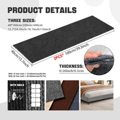 SREBAY adhesive-back setup demonstrates quick application on furniture surfaces