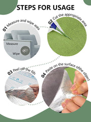 SREBAY green cat scratch pad on furniture blends with decor while protecting surfaces