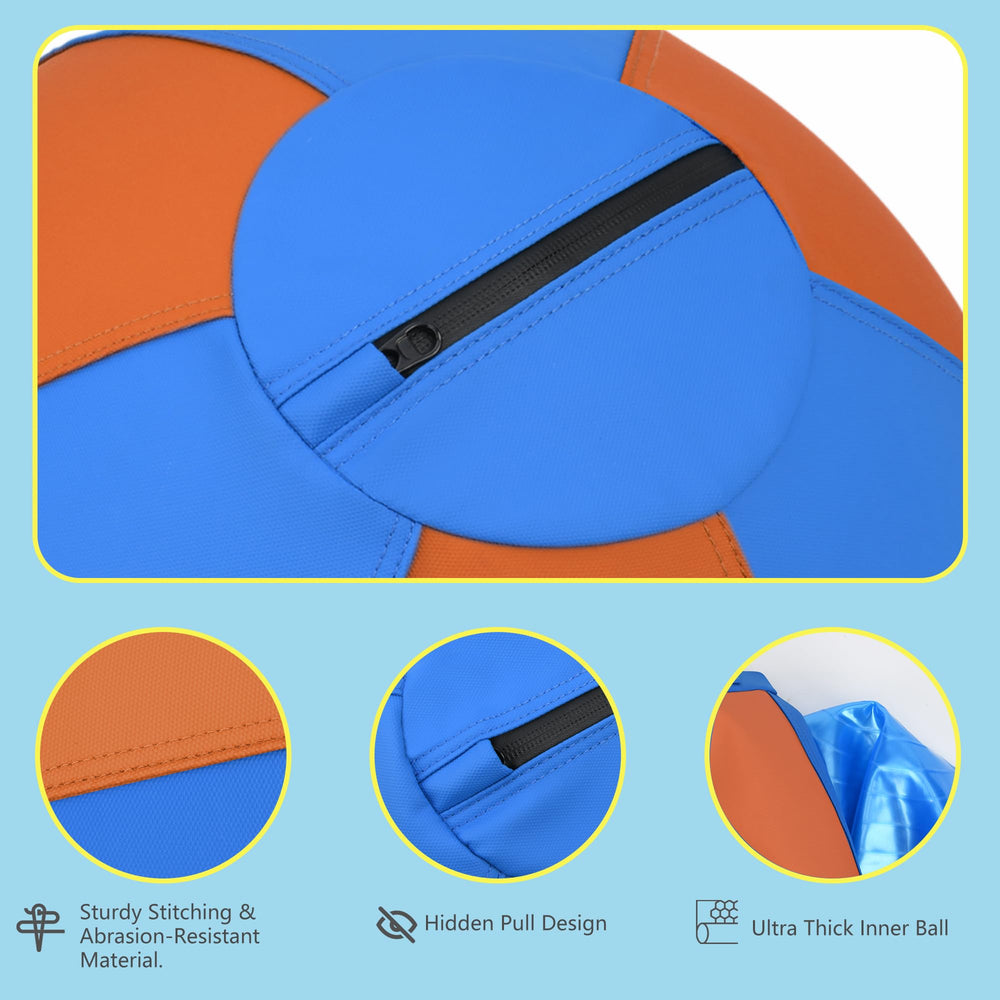Srotek Herding Ball 18in removable cover for easy cleaning after muddy play