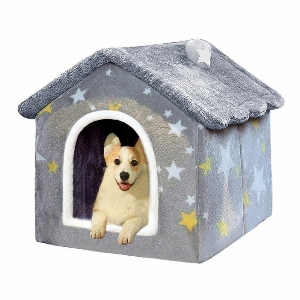 Srutirbo dog house interior with plush cushions for cozy privacy.
