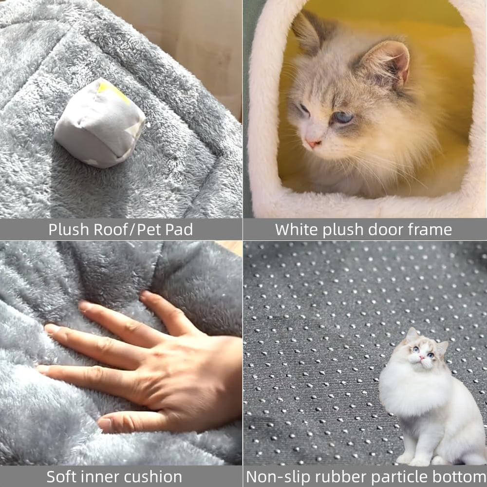 Removable roof doubles as soft floor mat for Srutirbo.