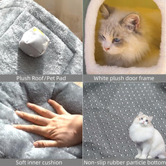 Removable roof doubles as soft floor mat for Srutirbo.