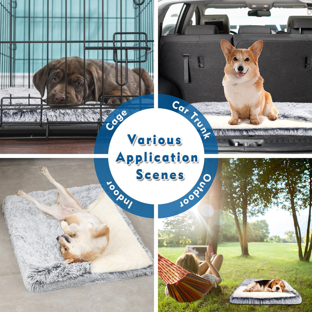 SSAWcasa bed size 33-5 by 27-6 inches fits small and medium pets.