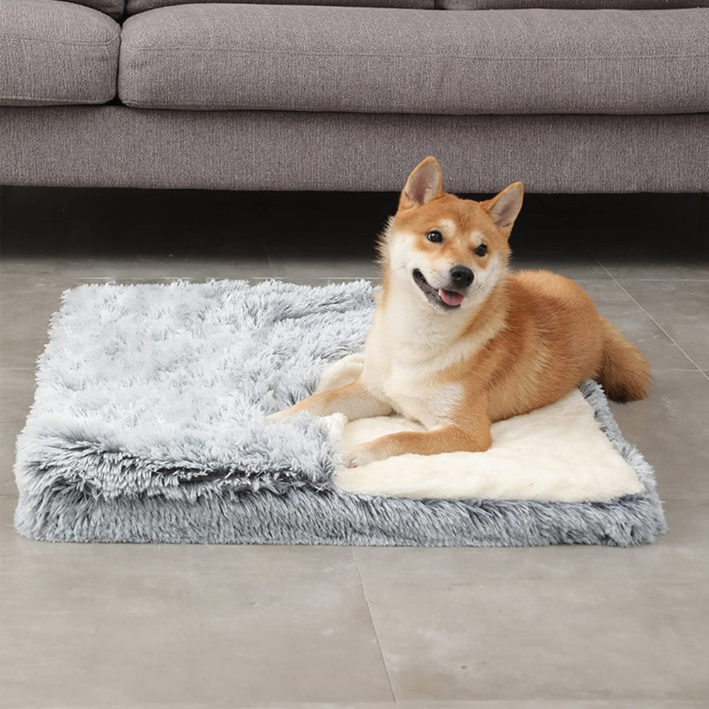 SSAWcasa dog bed for pets under 40 pounds offers cozy security.